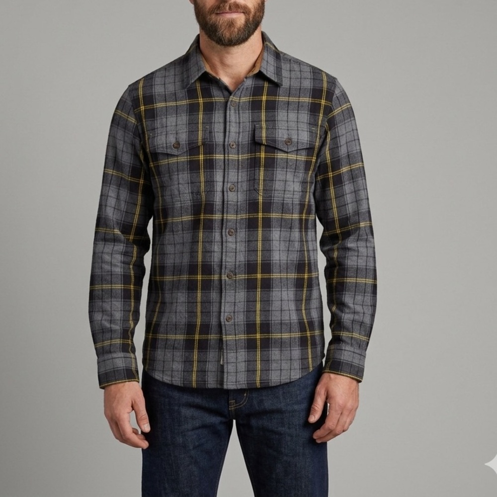 L.L. BEAN signature heritage textured flannel shirt